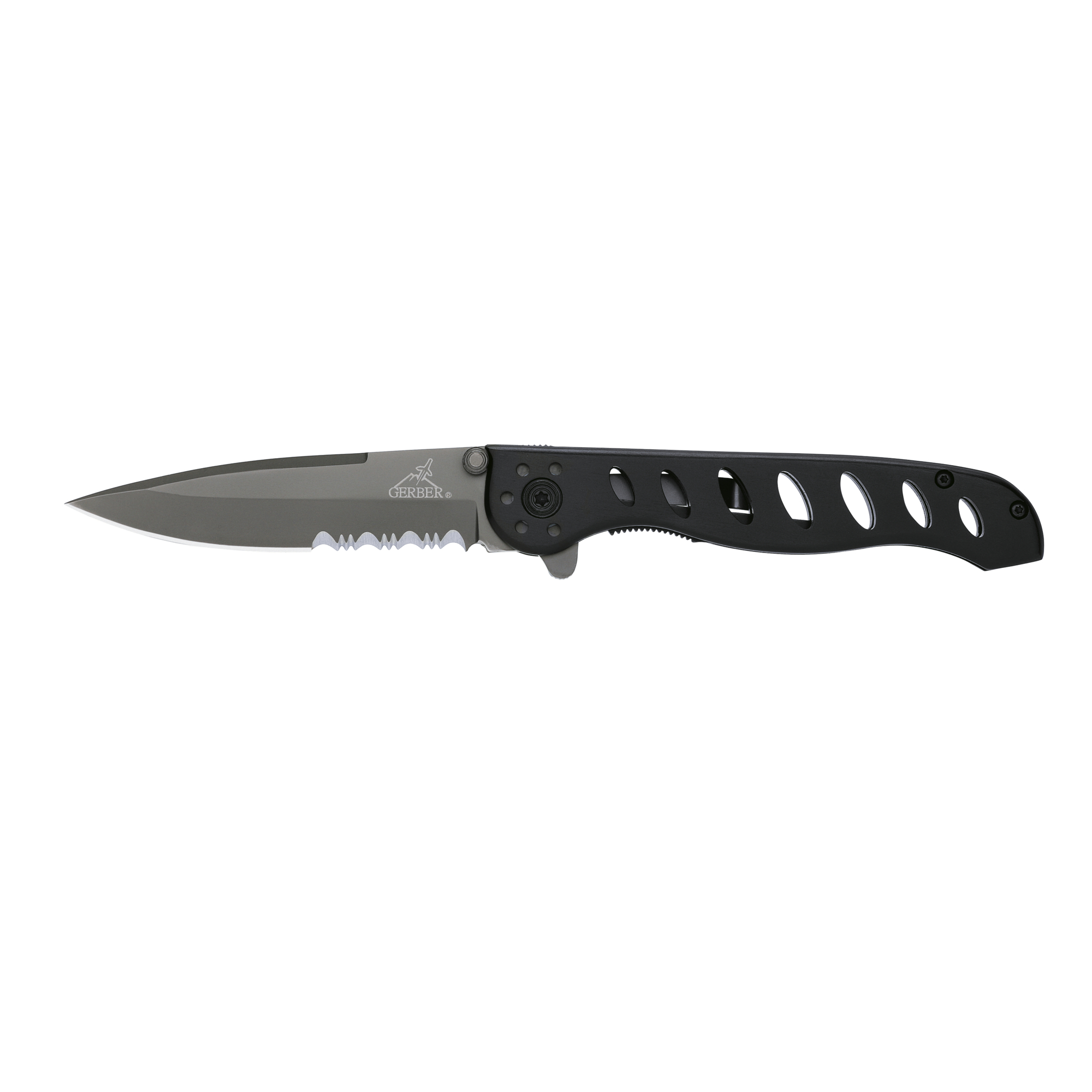 Gerber EVO 3.43in. Lockback Folding Pocket Knife with Stainless Steel Blade, Model# 107451